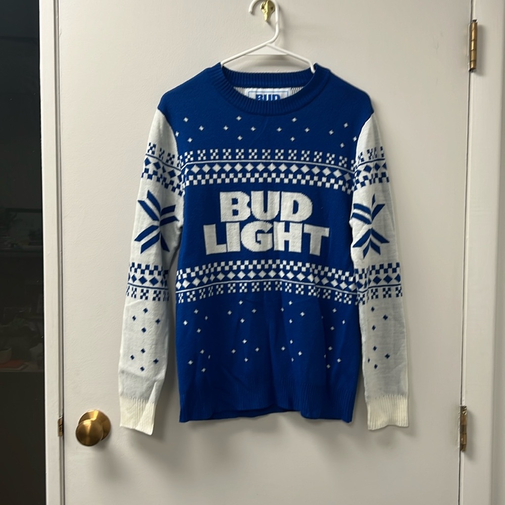 Bud Light Christmas Sweater